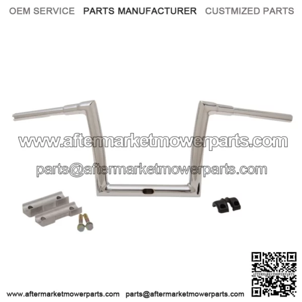 1-1/2" Touring Strip Handlebar 10" Rise Chrome 0601-5197