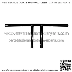 1" Old School EZ Rider Handlebars 10" Black LA-7382-10B