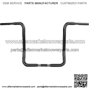 1-1/4 in. Twin Round Handlebars 1-1/4" Gloss Black LA-7325-16B
