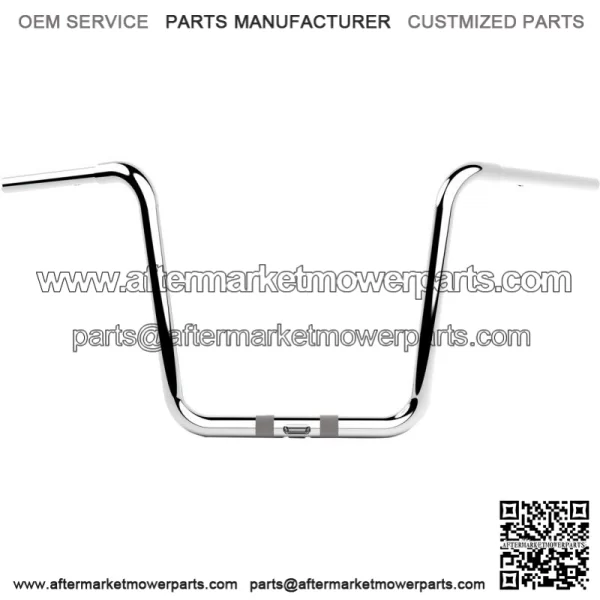 1-1/4 in. Twin Round Handlebars Chrome LA-7324-14C