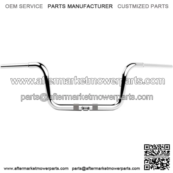 1-1/4 in. Twin Round Handlebars Chrome LA-7324-08C
