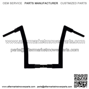 Inc. 1-1/4" EZ Install Flat Top Handlebar 14" Black 706014B