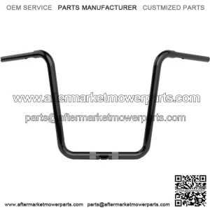 1-1/4 in. Twin Round Handlebars Gloss Black LA-7324-16B