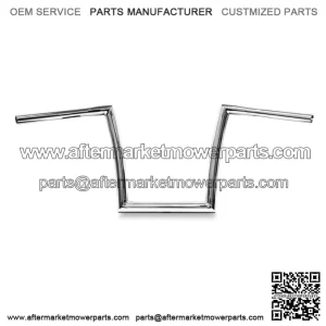 1 1/4" Strip Handlebars 12" Chrome 0601-2725