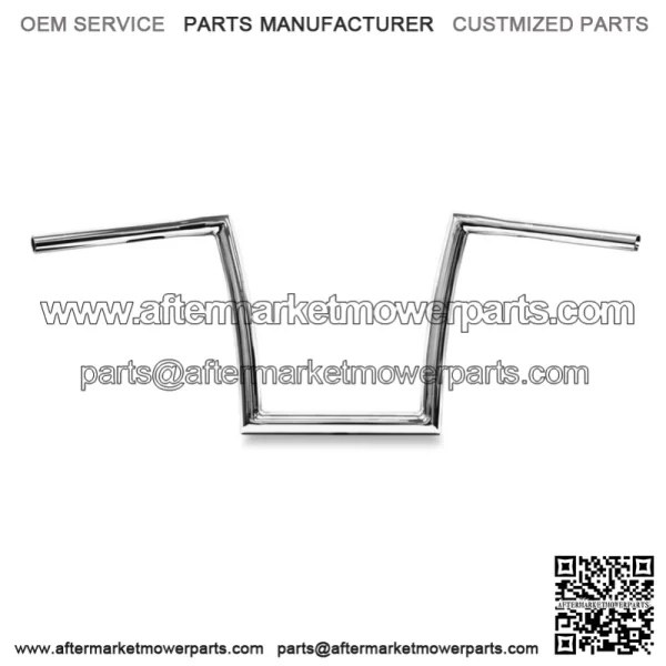 1 1/4" Strip Handlebars 12" Chrome 0601-2725