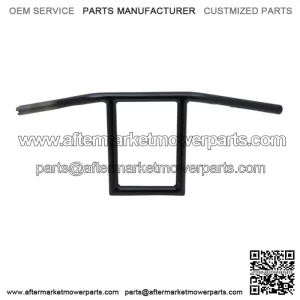 1" Old School Window Handlebars 10" Black LA-7385-10B