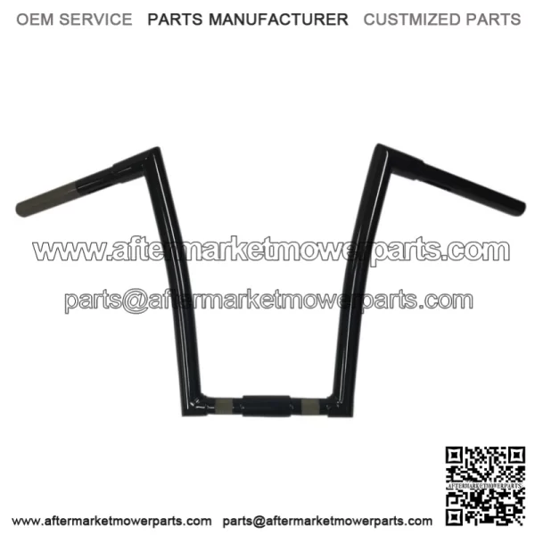 1 1/4" Strip Handlebars 14" Black Spr - 14" 0601-3573