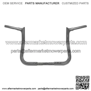 Inc. 1-1/4" EZ Install Pointed Top Handlebar 11" Chrome 905011