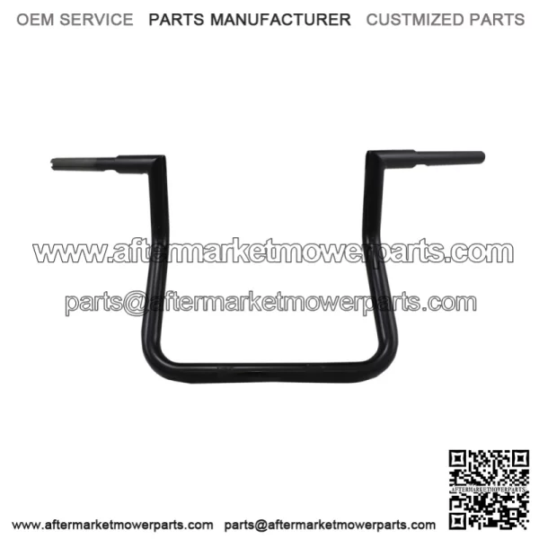 1-1/4" Twin Peak Challenger Handlebar 10" Black LA-7368-10B