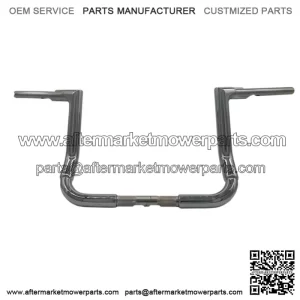 Inc. 1-1/2" EZ Install Flat Top Handlebar 12" Chrome 605012