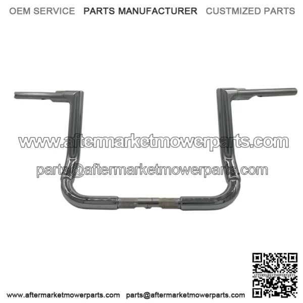 Inc. 1-1/2" EZ Install Flat Top Handlebar 12" Chrome 605012
