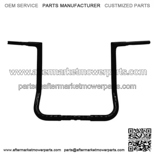 Inc. 1-1/4" EZ Install Flat Top Handlebar 16" Black 705016B