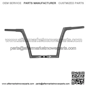 Inc. 1-1/4" EZ Install Flat Top Handlebar 12" Chrome 706012