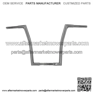 Inc. 1-1/4" EZ Install Flat Top Handlebar 16" Chrome 707016
