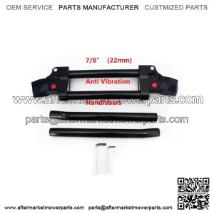 ATV 7/8" 22mm CNC Anti Vibration Handlebar for Yamaha Raptor 350 660 700 Banshee (For: Yamaha)