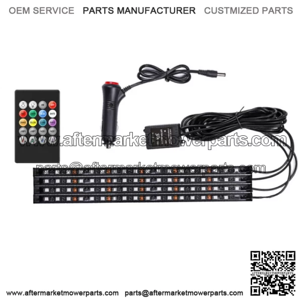 Parts Accessories RGB LED Lights Car Interior Floor Decor Atmosphere Strip Lamp (For: Chevrolet Silverado)