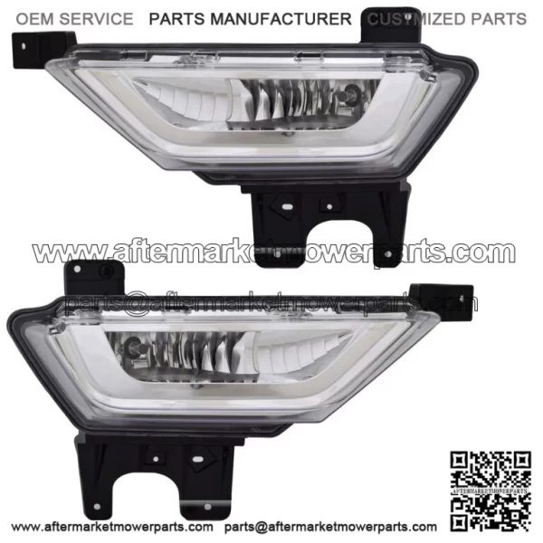 Fits FORD F150 2021-2023 LEFT RIGHT FOG LIGHTS DRIVING BUMPER LAMPS PAIR W/BULBS (For: Ford F-150)