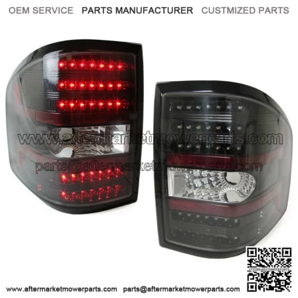 For LED Black Tail Light Lamp 2004 - 2009 F150 F-150 Flareside Type PAIR Set (For: Ford F-150)