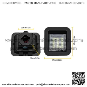 Fits Ford F-150 2X White License Plate Light 6000K Super Bright Waterproof Parts (For: Ford F-150)