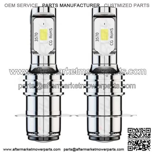 For Honda TRX450ES 1998-2001 Foreman 450 4x4 ES - LED Headlight White 2x Bulbs For: More than one vehicle