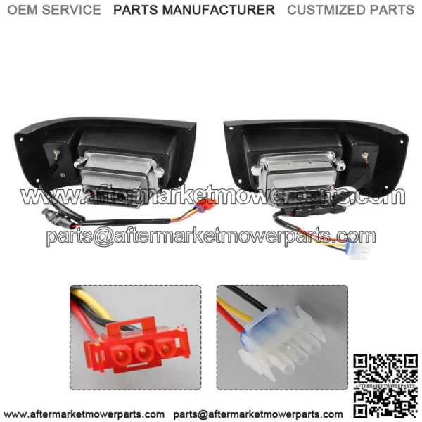 Golf Cart LED Headlight and Tail Light Kit  Fits For Club Car DS Carts 1993-UP - Image 4