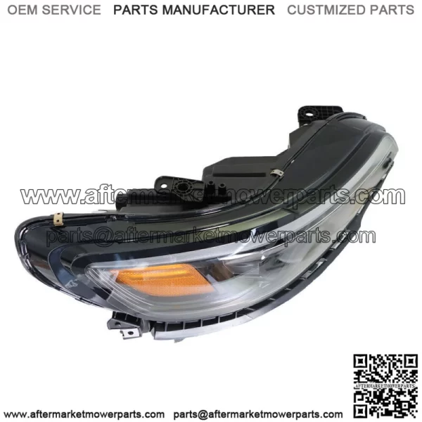 Passenger Headlight For 2019-2022 Jeep Cherokee LED w/ Ballast Black Housing - Image 5