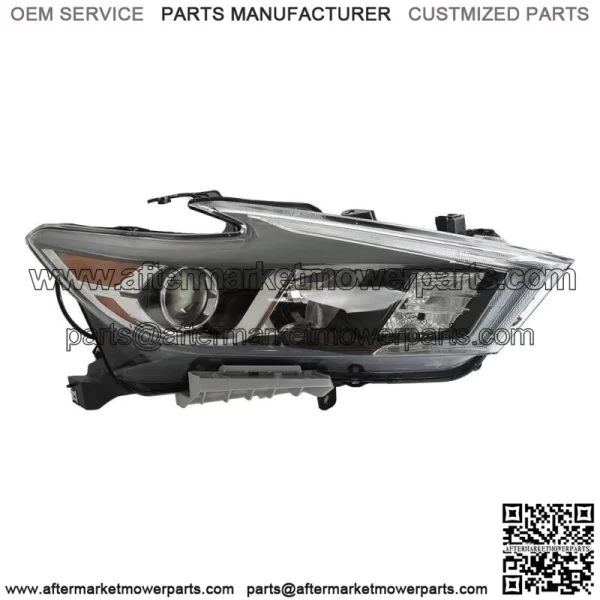 Headlight Fit For 2016-2018 Nissan Maxima S SL SV Halogen w/LED DRL Right Side - Image 3