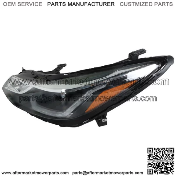Fit For 2018 Chevy Cruze Headlight Left Headlamp Halogen w/ LED DRL Driver Side - Image 4