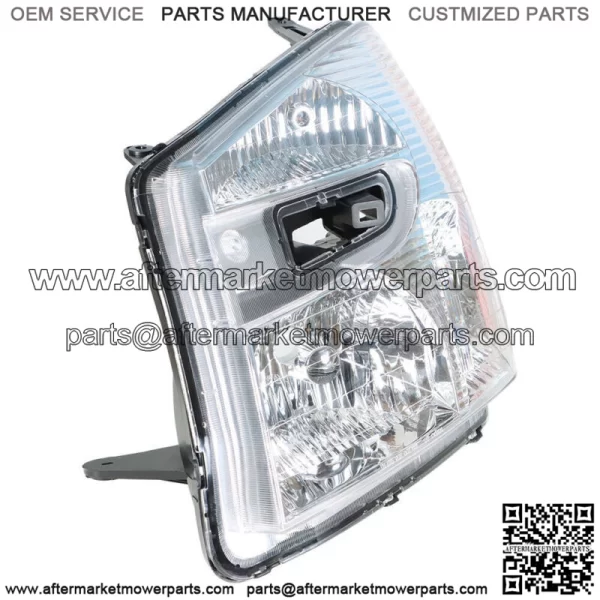 Left For 2005-2009 Chevy Equinox Halogen Headlight Assembly Chrome Housing Clear - Image 3