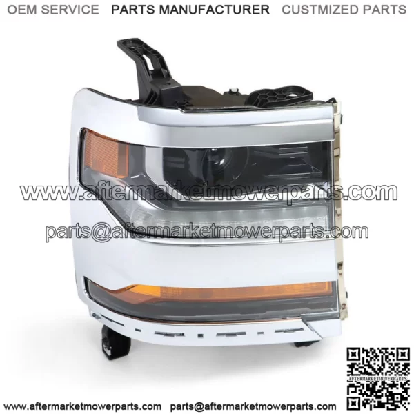 Headlight For 2016-2018 Chevy Silverado 1500 HID w/LED Passenger Right Side - Image 2