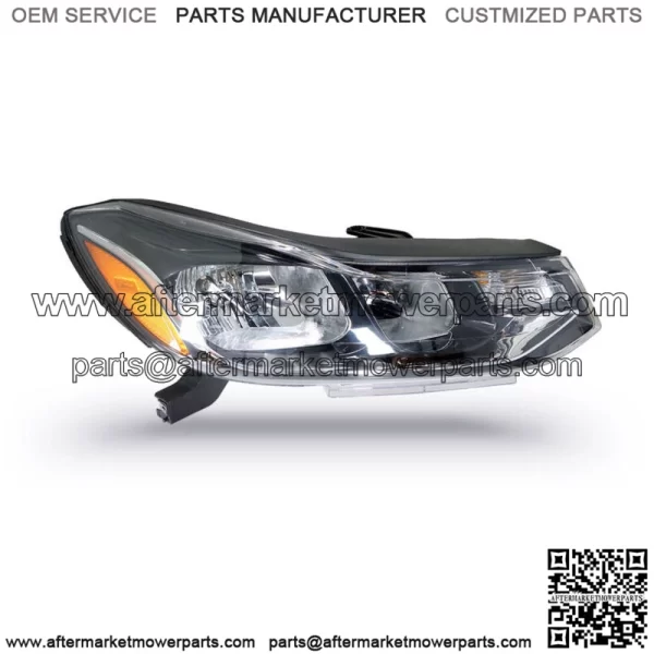 Headlight For 2017-2019 Chevrolet Trax LS LT Halogen Chrome Housing Right Side