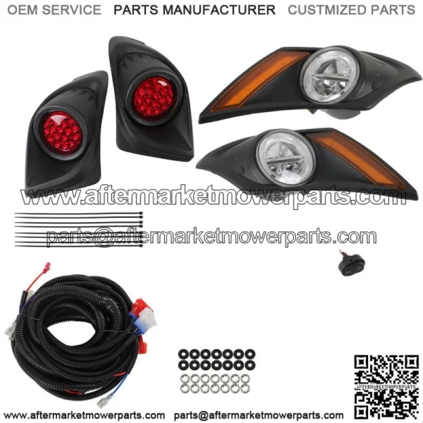 Fits For Yamaha Drive2 Golf Cart LED Headlight Taillight Light Kit  2017-Up - Image 2