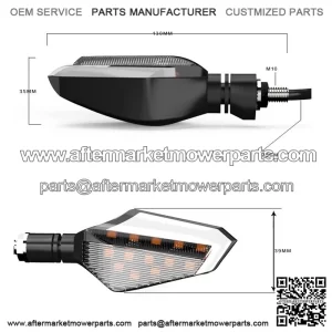 Led light turn signal with white light front 2pcs