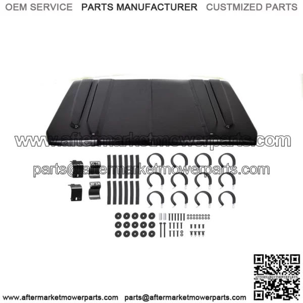 Polyethylene Hard Top Roof Fit Yamaha Rhino 450 660 700 UTV Black Plastic (Fits: Yamaha Rhino 660)