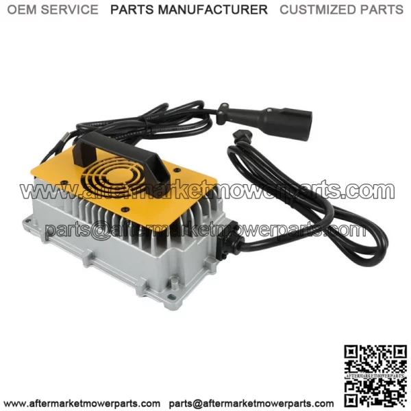 48V 17A Battery Charger For Club Car DS/Precedent Models 3-Pin Round Plug W/ OBC - Image 2