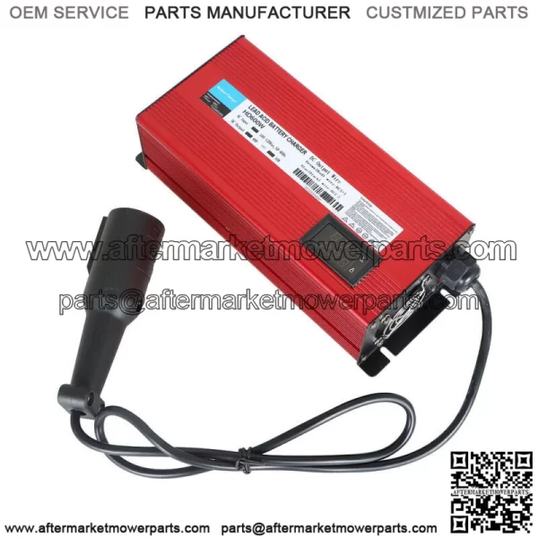 For Club Car Golf Cart Battery Charger 48v Round 3 Pin Plug 10A with OBC bypass - Image 3