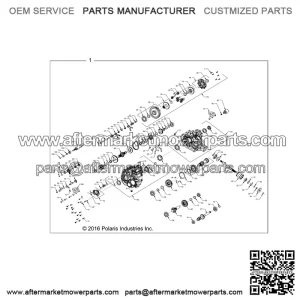 Polaris 2017-2018 Ranger Gearcase Diesel C Rgr 1333727 New OEM