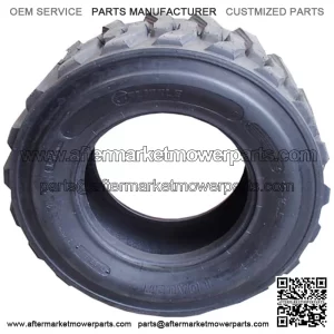 One New Heavy Duty 12-16.5 12-Ply Skid Steer Tire w/ Rim Guard Fits Bobcat