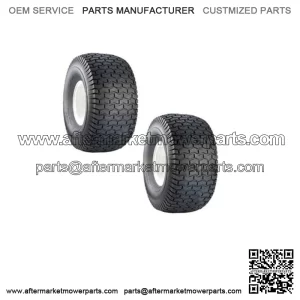 SET Of TWO 15X6X6 15X6.00-6 Turf Tires Garden Tractor Lawn Mower Riding Mower