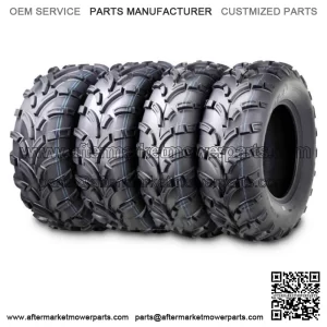 Set 4 of 24x8-12 24x10-11 ATV Tires for 04-17 Honda Fourtrax Rancher TRX400 420