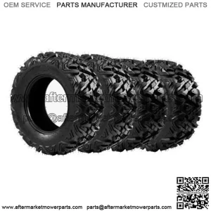 4pcs ATV/UTV Tires 25x8-12 25x10-12 All Terrain AT 6 Ply Rated 2512 25x10-12 (Fits: Yamaha Rhino 660)