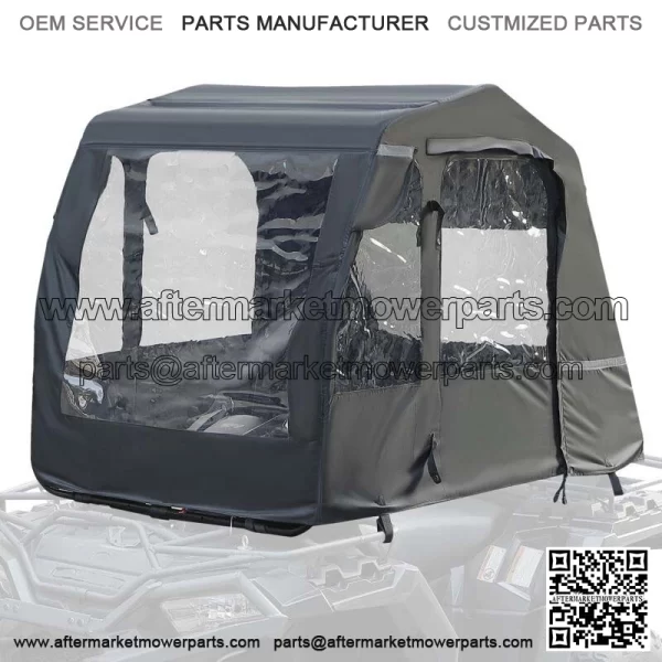 ATV Cab Enclosure Cabin Cover Outdoor Protection Snow for Can Am Outlander Honda For: More than one vehicle