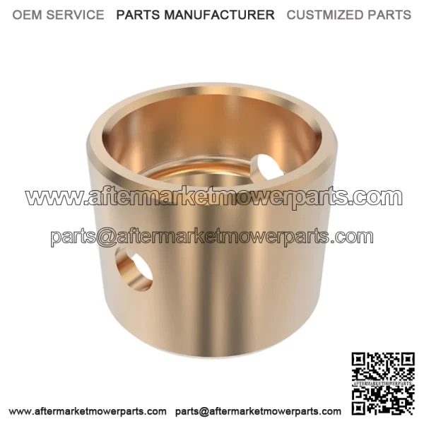 Cylindrical Alloy Bushing with Hole