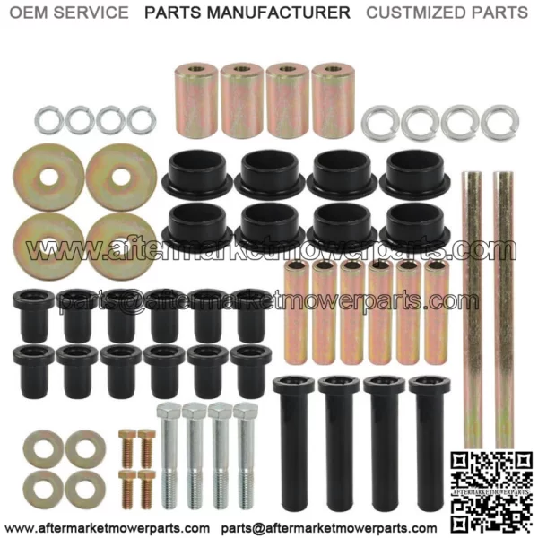 Rear Left & Right A-Arm Bushing Shafts Kit For Polaris Sportsman 400 450 600 700