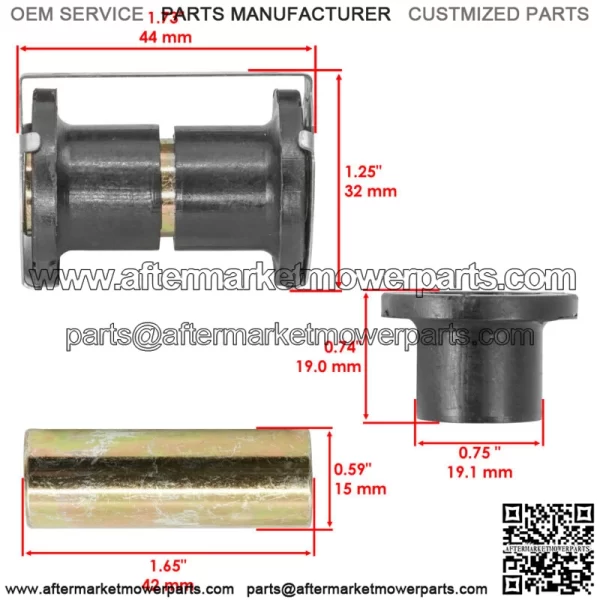 706202257 706202300 706201659 706204409 Front Arm Bushing Kit For Can-Am - Image 3