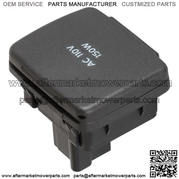 Center Rear AC Power Outlet Socket Plug 110V 150W For 2011 12-16 Ford Lincoln - Image 5