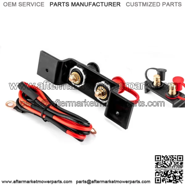 For Can-Am Maverick X3 Remote Battery Terminal Relocation Kit Battery Jump Post  (Fits: Yamaha Rhino 660)