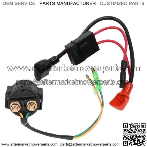 Starter Relay Solenoid Positive Side Battery Cable For 1999-07 Honda TRX400EX - Image 5