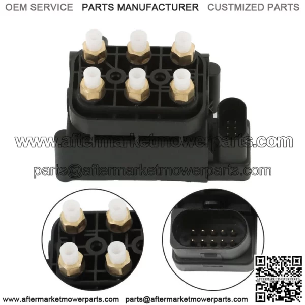 Air Suspension Compressor Pump Solenoid Valve for 03-15 Porsche Cayenne 3.0L3.2L - Image 2