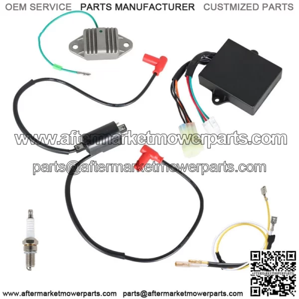 For BANSHEE 350 1997-2006 Ignition Coil Igniter CDI BOX Regulator Spark Plug Kit - Image 4